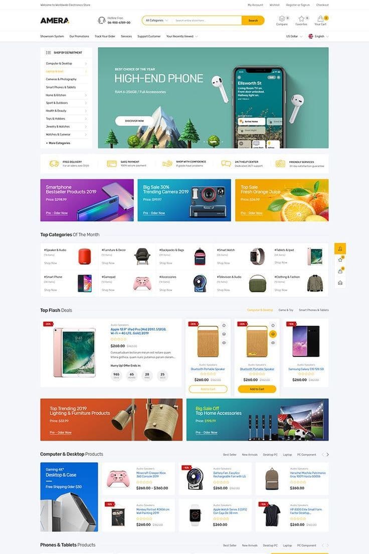 Default storefront preview